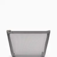 Косметичка Classic, сетка, на молнии, серая