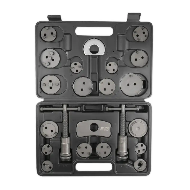 Набор для сведения поршней тормозных цилиндров (22 предмета) в кейсе AVS DBC-05