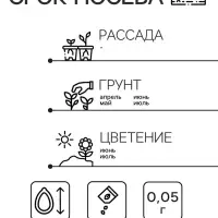Семена Лихнис "Бодрость", ц/п, 0,05 г, Семена Лихнис "Бодрость", ц/п, 0,05 г,