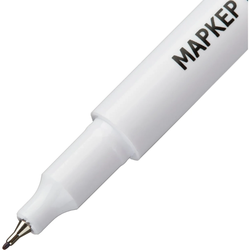 Маркер перманентный ATTACHE синий 0,5 мм