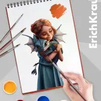 Набор кистей 4шт ErichKrause Magic Pet