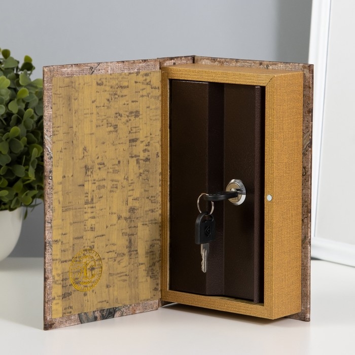 Сейф-книга дерево, кожзам Сейф-книга дерево, кожзам "Русалка" 21х13х5 см