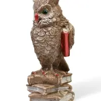 Фигурка гипс &laquo;Сова на книгах&raquo; коричневая, 14&times;6&times;6 см