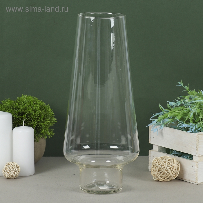 Ваза  Ваза "Гала" средняя d-8см, h-30х13,5см,   1,1л