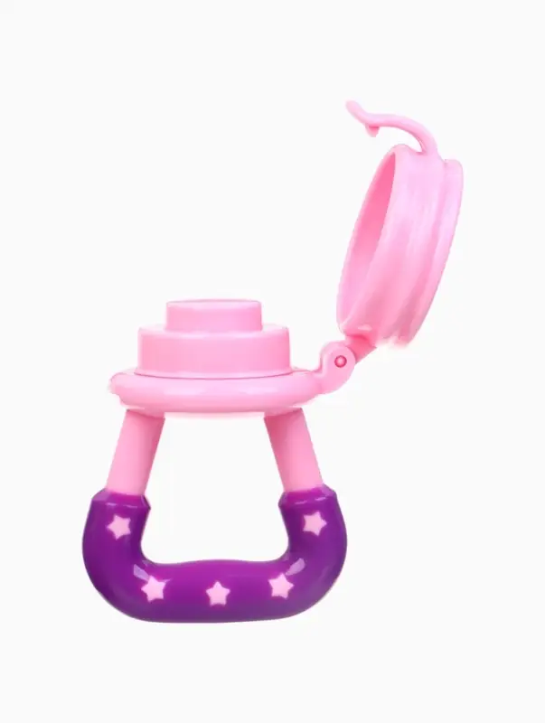 Ниблер для прикорма, с силиконовой сеточкой  Ниблер для прикорма, с силиконовой сеточкой "Принцесса", цвет розовый