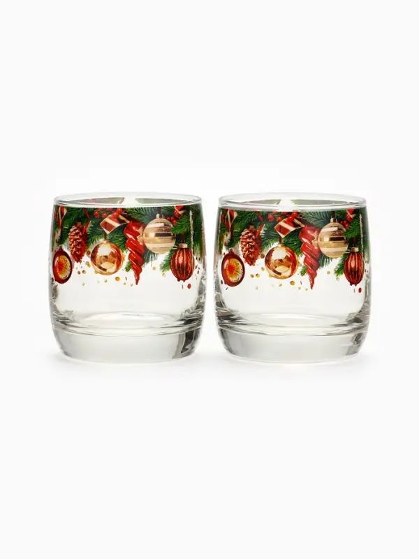 Стаканы &laquo;Новогодний&raquo;, 310 мл, подарочный набор 4 шт.
