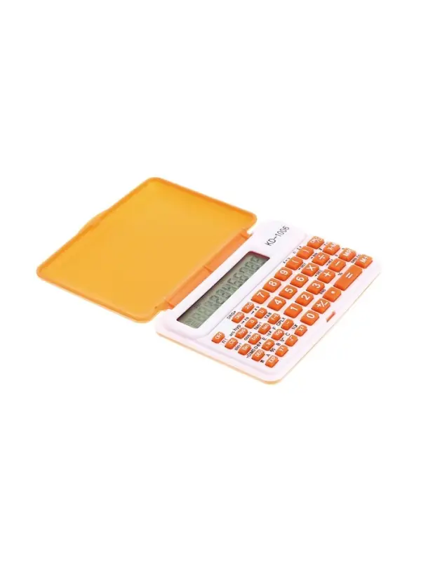 Калькулятор инженерный 10-разрядный 1006, корпус оранжевый