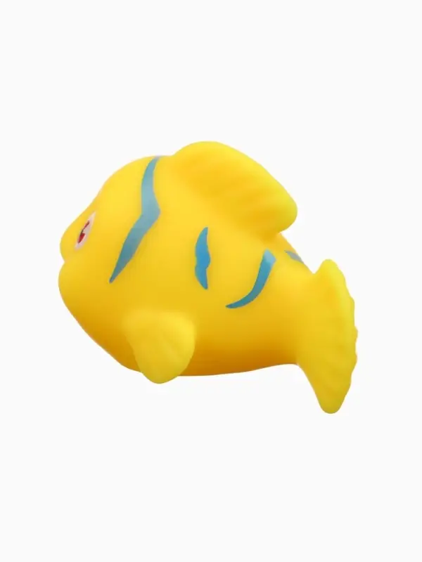 Новогодний набор резиновых игрушек для ванны Крошка Я, 6 шт., с пищалкой