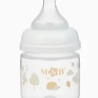 Бутылочка для кормления M&B, ШГ &Oslash;50 мм, +0мес., 120 мл.