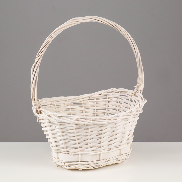 Набор корзин плетеных, ива 48×36×h=21/17(50), 41×30×h=19,5/16(45), 34×24×h=18/15(40), 3шт