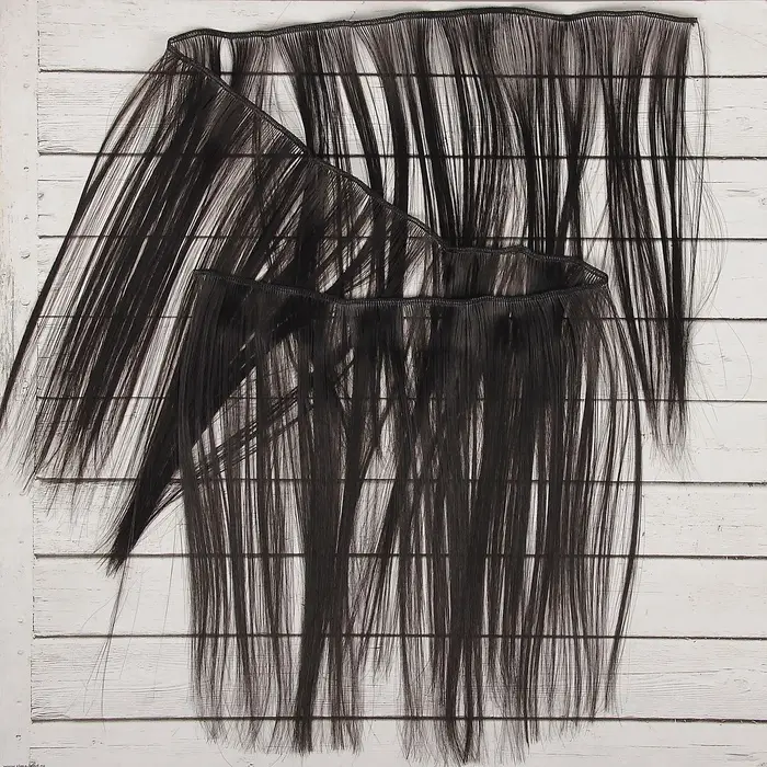 Волосы - тресс для кукол &laquo;Прямые&raquo; длина волос: 25 см, ширина:100 см, цвет № 1В