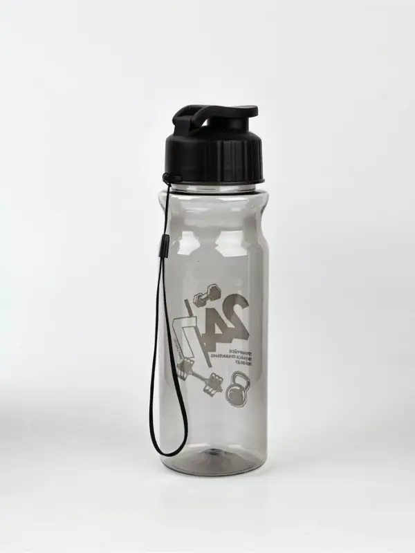 Бутылка для воды пластиковая &laquo;24/7&raquo;, 500 мл, чёрная