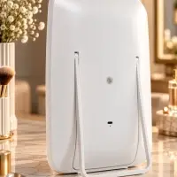 Зеркало настольное с подсветкой KZ-12, 42 LED, 3 режима свечения, USB, белое