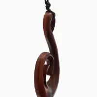 Кулон &laquo;Волна&raquo;, дерево соно