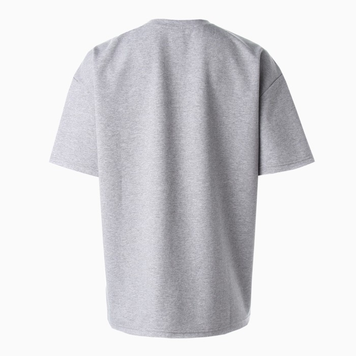 Футболка женская MINAKU OVERSIZE FIT: SPORTY & STYLISH цвет светло-серый, р-р 44