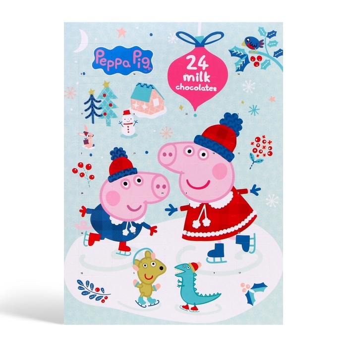 Адвент календарь Адвент календарь "Свинка Пеппа", микс, 75 г