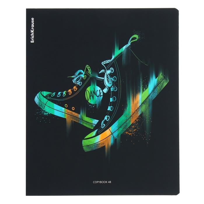 Тетрадь 48 листов в клетку, ErichKrause Sneakers, обложка мелованный картон, Soft-touch ламинация, УФ-лак, блок офсет 100% белизна, МИКС Тетрадь 48 листов в клетку, ErichKrause Sneakers, обложка мелованный картон, Soft-touch ламинация, УФ-лак, блок офсет 100% белизна, МИКС