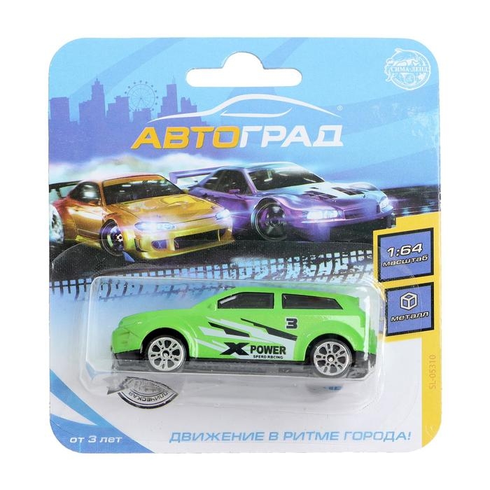 Машина металлическая, масштаб 1:64, цвет МИКС, на блистере Машина металлическая, масштаб 1:64, цвет МИКС, на блистере
