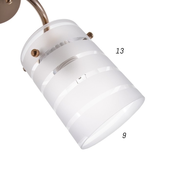 Люстра 2017/2 E27 60Вт золото 46х19х25 см BayerLux