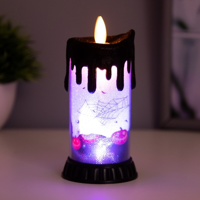 Ночник Ночник "Хэллоуин" LED RGB от батареек LR44 6х6х10 см RISALUX