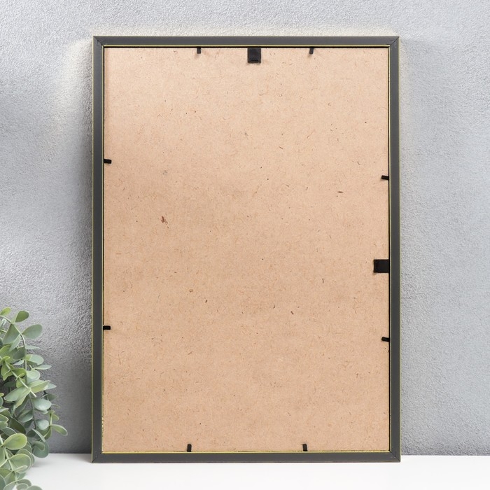 Фоторамка пластик Фоторамка пластик "МИРАМ" 29.7х42 см, (A3) золото (пластиковый экран)