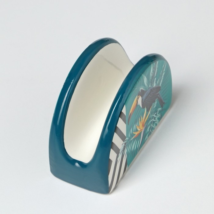 Салфетница Доляна «Тропики», 9,8×4,5×6,2 см Салфетница Доляна «Тропики», 9,8×4,5×6,2 см