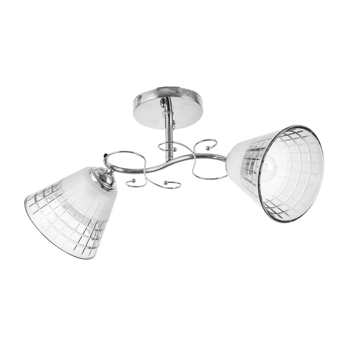 Люстра Люстра "Идрис" 2хЕ27 40Вт хром 47х26 см