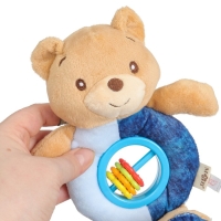 Игрушка-погремушка мягкая «Мишка», Mum&Baby
