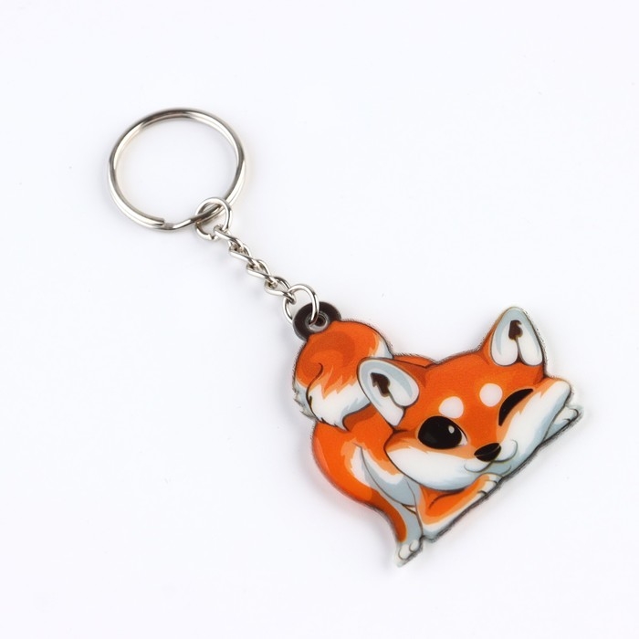 Брелок для ключей «Сиба-ину», 2.9 х 4.4 см Брелок для ключей «Сиба-ину», 2.9 х 4.4 см