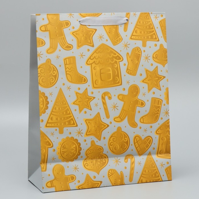 Пакет подарочный новогодний «Новогодние сладости» 32 х 26 х 10 см, Новый год Пакет подарочный новогодний «Новогодние сладости» 32 х 26 х 10 см, Новый год