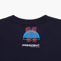 Футболка President Спорт.Хоккей, XL, синий, 100% хлопок, кул.гладь 150 г/м2