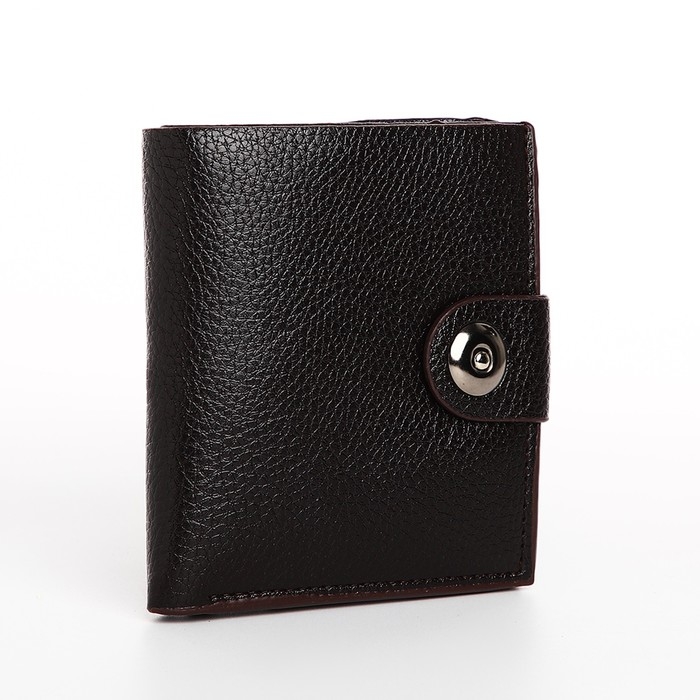 Портмоне мужское на магните, цвет коричневый Портмоне мужское на магните, цвет коричневый