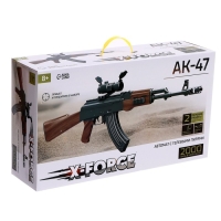 Автомат АК-47, стреляет орбизами, работает от аккумулятора
