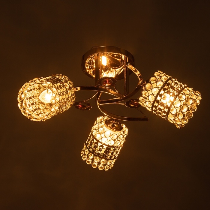 Люстра Люстра "Берти" 3х40Вт Е27 золото МОДЕЛЬ: 2612376