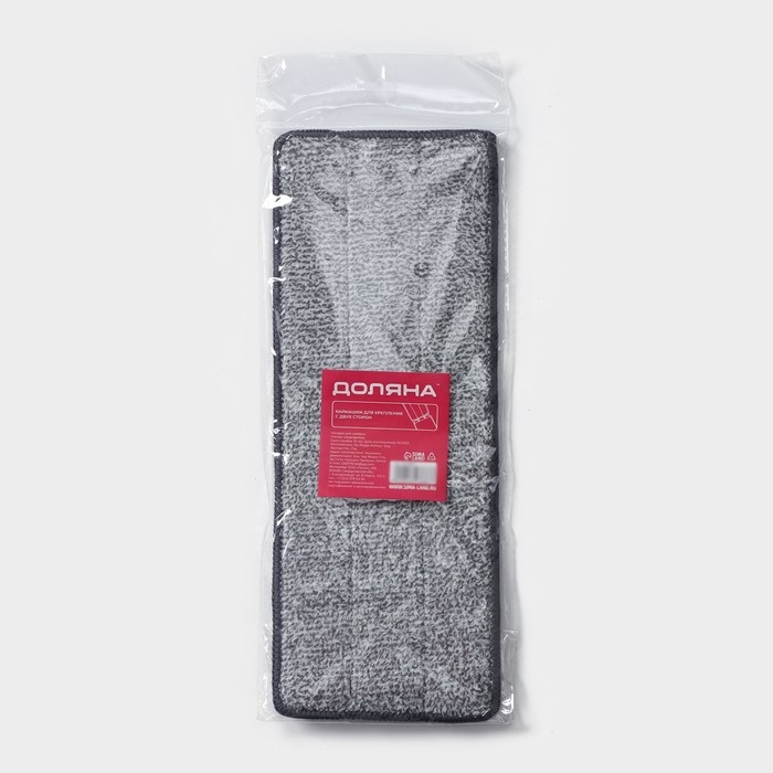 Насадка для швабры Доляна, на липучке, микрофибра, 32×12,5 см Насадка для швабры Доляна, на липучке, микрофибра, 32×12,5 см