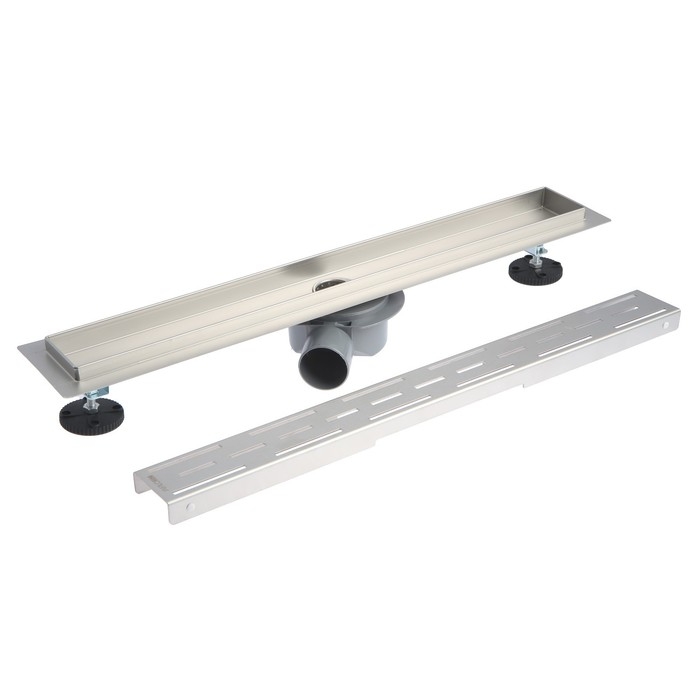 Трап линейный AFLORN AF20207-60, 600х70 мм, c флaнцeм своб. вращения 360°, нерж. сталь Трап линейный AFLORN AF20207-60, 600х70 мм, c флaнцeм своб. вращения 360°, нерж. сталь