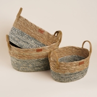 Корзины для хранения ручной работы SL Home, 3 шт: 33×23×16 см, 35×25×25 см, 35×25×25 см