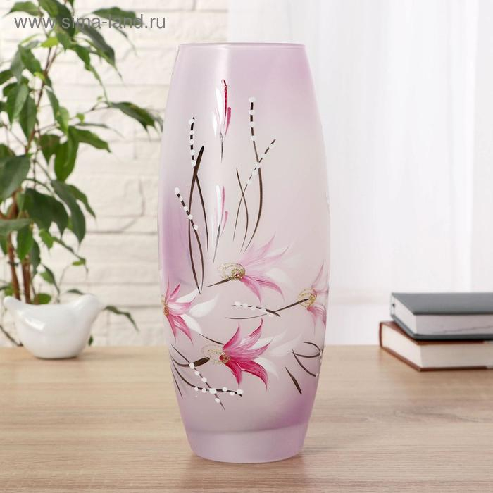 Ваза Ваза "Майя" цв/художест. d-7,5см; 10х26 см МИКС(глянец, матовая)