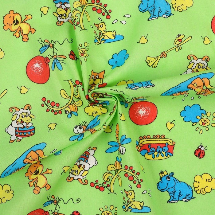 Пелёнка детская, бязь 75х110 см., хлопок 100%  рисунок МИКС Пелёнка детская, бязь 75х110 см., хлопок 100%  рисунок МИКС