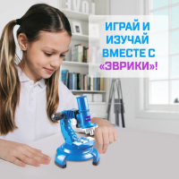 Набор учёного «Телескоп+Микроскоп», 3-х кратное увеличение, световые эффекты, работает от батареек