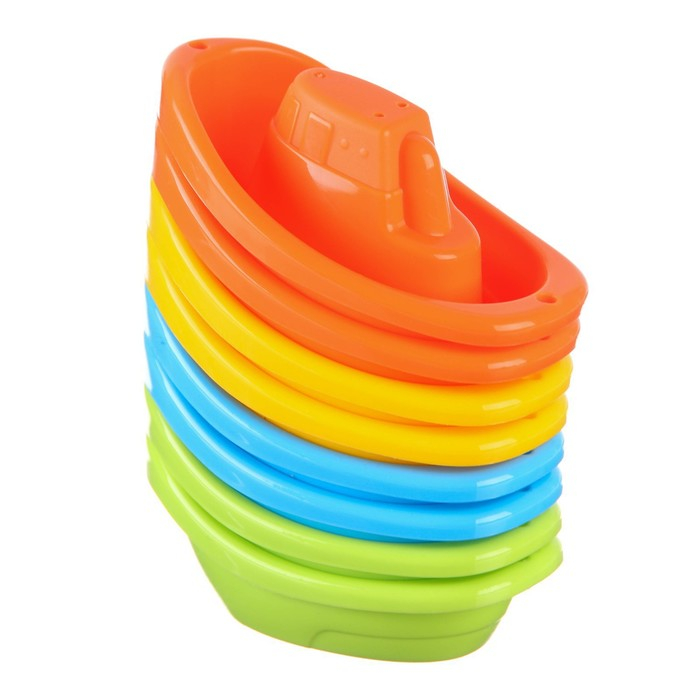 Набор игрушек для ванны «Лодочки стаканчики», 8 шт Набор игрушек для ванны «Лодочки стаканчики», 8 шт