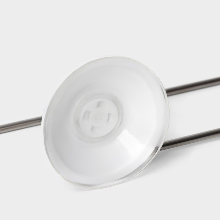 Держатель для полотенец на вакуумной присоске Доляна, 27×6,5×7 см Держатель для полотенец на вакуумной присоске Доляна, 27×6,5×7 см