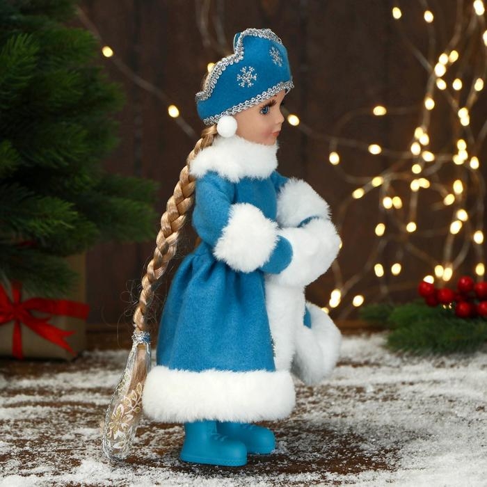 Снегурочка Снегурочка "В пышной шубке со звёздами" 14х30 см