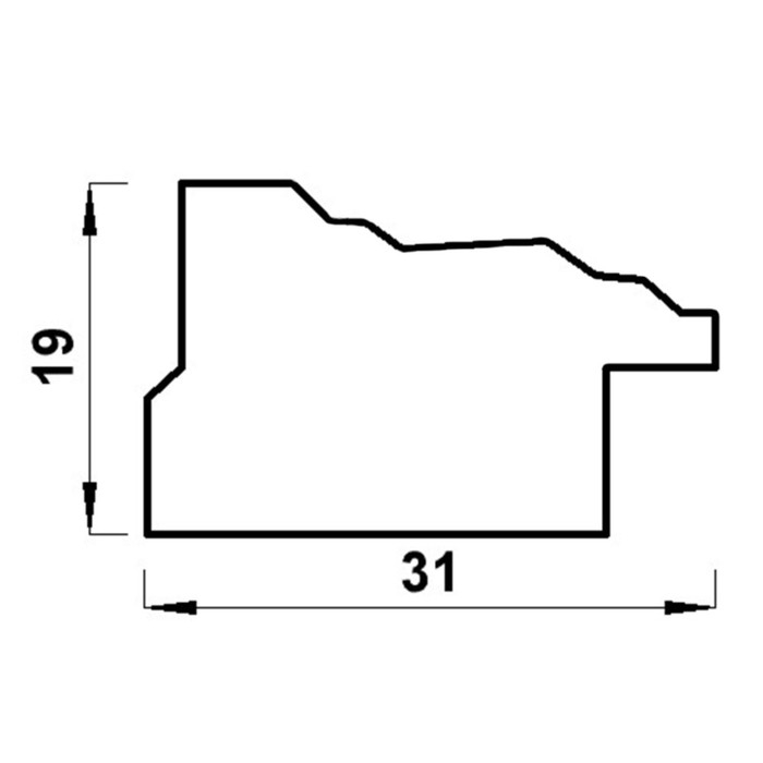 Фоторамка пластик Фоторамка пластик "МИРАМ" 20х30 см, 653139-8 (пластиковый экран)
