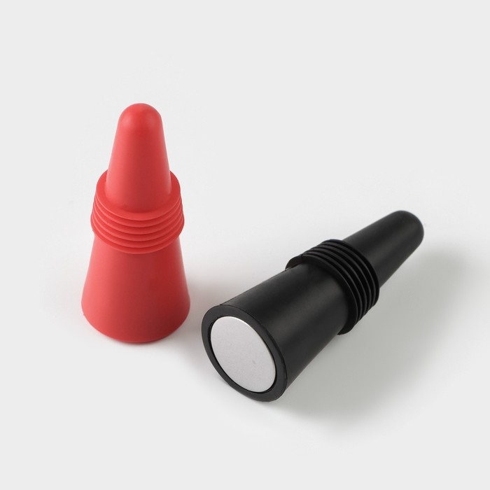 Набор пробок для вина Доляна Duo, 2 шт, 6 см