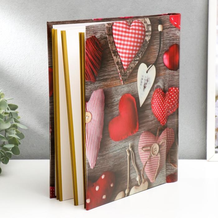 Фотоальбом магнитный 20 листов Фотоальбом магнитный 20 листов "Любовь" 23x28см МИКС