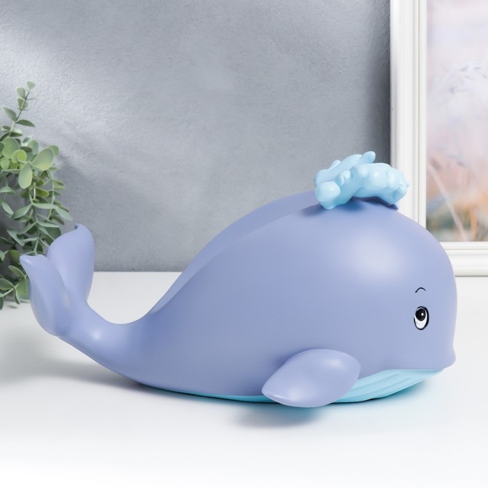 Сувенир полистоун подставка под бутылку Сувенир полистоун подставка под бутылку "Голубой кит" 14,5х18х27 см