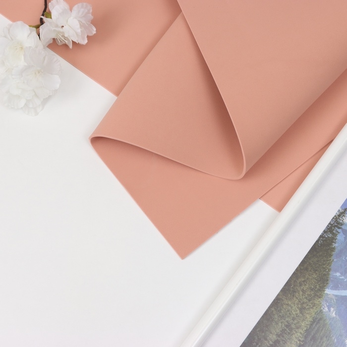 Фоамиран иранский 2 мм (Коралл/138) 60х70 см Фоамиран иранский 2 мм (Коралл/138) 60х70 см