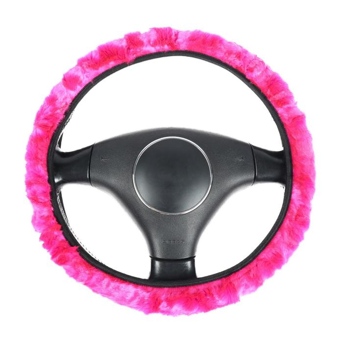Оплетка на руль, чехол кпп, чехол ручника, мультиразмерный, розовый, набор 3 шт Оплетка на руль, чехол кпп, чехол ручника, мультиразмерный, розовый, набор 3 шт