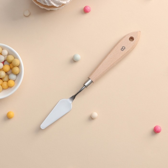 Лопатка кондитерская Доляна «Деко», 19 см Лопатка кондитерская Доляна «Деко», 19 см